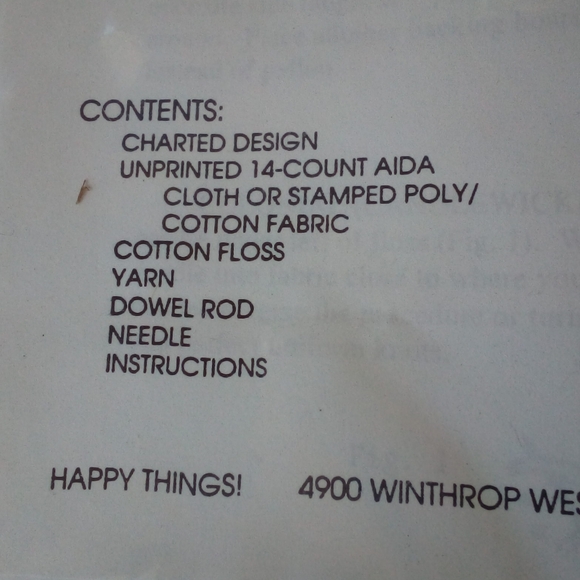 Please Daddy & Mommy counted crosstitch kit. - Picture 3 of 6